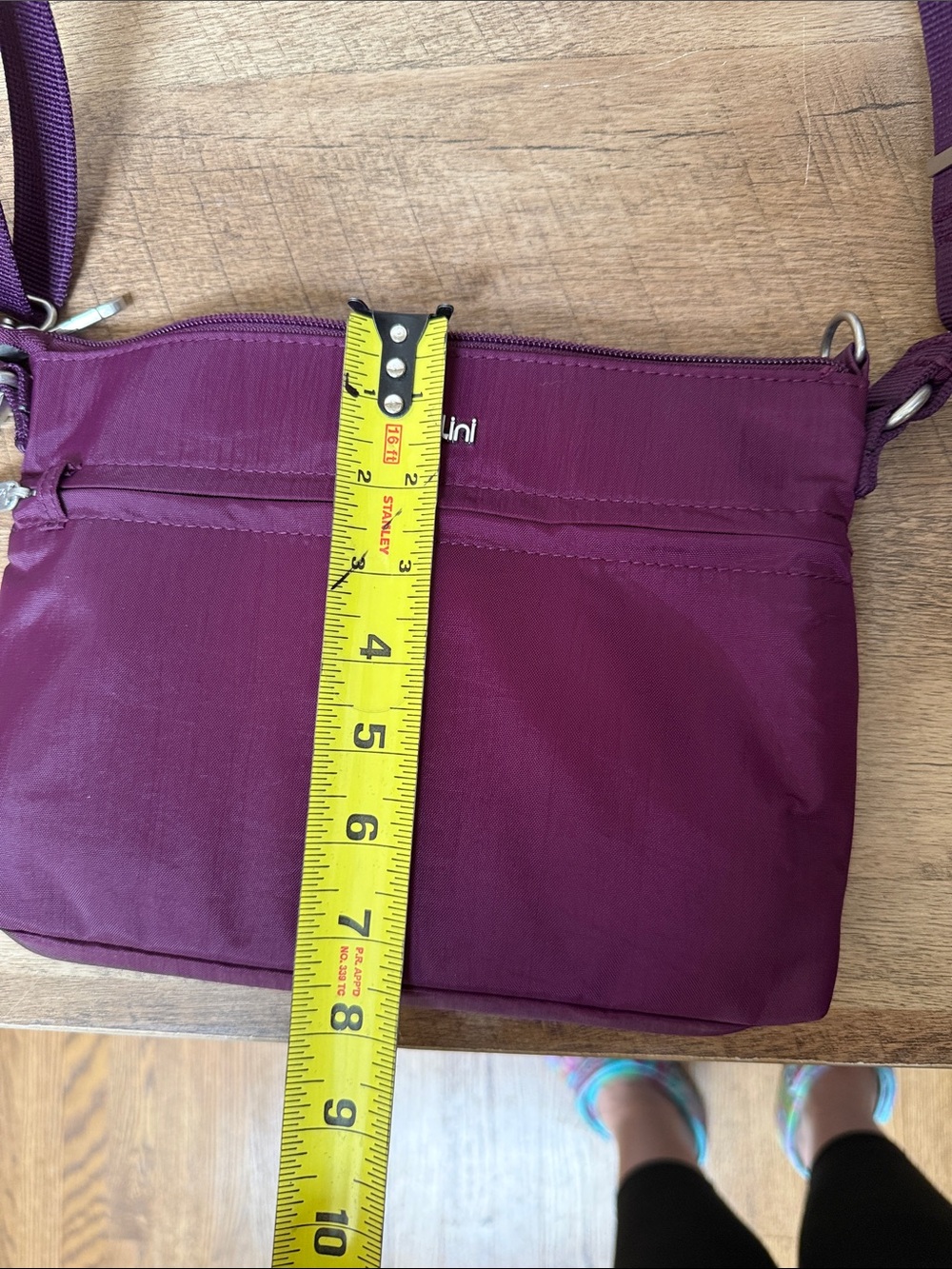 Baggallini Purple Crossbody Bag with Adjustable Strap - Picture 8 of 8